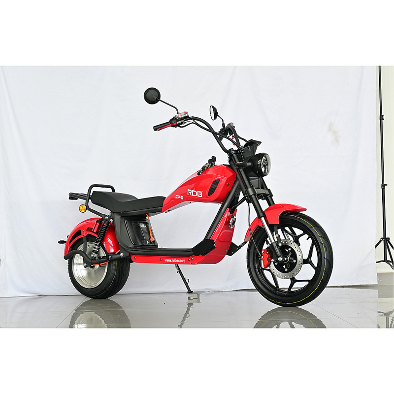 Scuter electric RDB CityCoco Harley CP-6 2000W viteza 45 km/h 60V20Ah autonomie 60 km culoare auriu