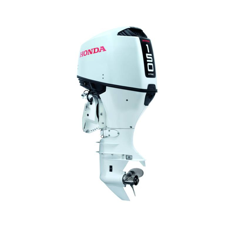 Motor barca Honda BF 150D XCRZ Sporty White cizma extralunga 150 CP pornire electrica elice aluminiu cu 3 palete contrarotanta