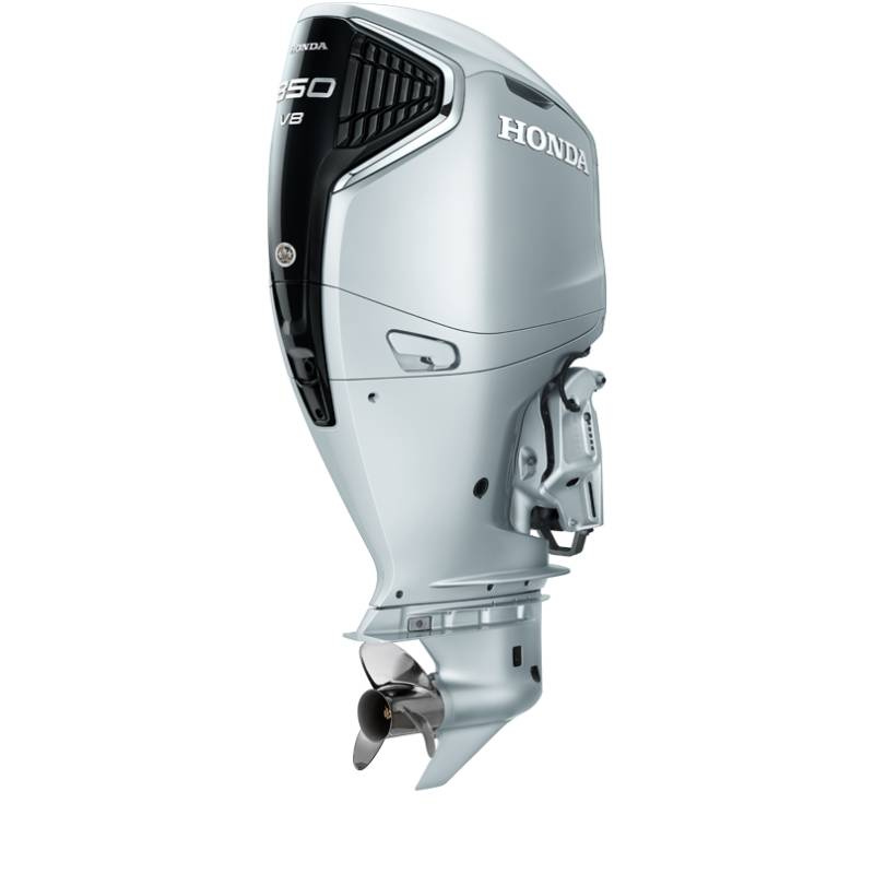 Motor barca Honda BF 350A XCDU cizma lunga 350 CP pornire electrica elice inox cu 3 palete contrarotanta