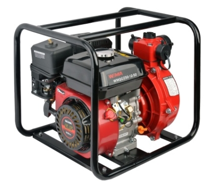 Motopompa apa curata Weima WMQGZ50-12-50 putere 3.6 kW 196 cmc 4 timpi benzina debit 18 mc/h refulare 75 m absorbtie 7 m