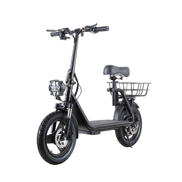 Trotineta electrica RDB JL005-05 putere 500W viteza 25 km/h autonomie 30 km acumulator 48V10Ah roti 14" fara permis