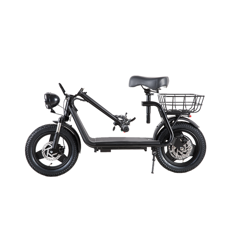 Trotineta electrica RDB JL005-05 putere 500W viteza 25 km/h autonomie 30 km acumulator 48V10Ah roti 14" fara permis