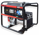 Generator de curent si sudura GENMAC CombiFlash G221HEO-M putere maxima 7.2 kVA/230V/400V motor benzina Honda GX390 rezervor 19 L curent sudura 200A