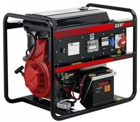 Generator de curent si sudura GENMAC CombiFlash G221HO-M putere maxima 7.2 kVA/230V/400V motor benzina Honda GX390 rezervor 19 L curent sudura 200A