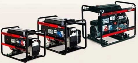 Generator de curent si sudura GENMAC CombiFlash G221HO-M putere maxima 7.2 kVA/230V/400V motor benzina Honda GX390 rezervor 19 L curent sudura 200A