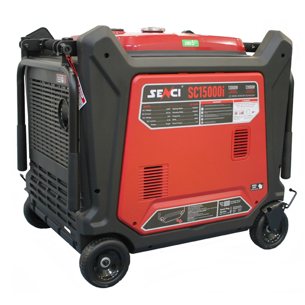 Generator inverter insonorizat SENCI SC15000iE putere maxima 13 kW 230V Benzina rezervor 40 L AVR