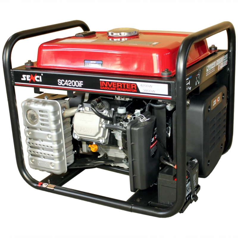 Generator inverter SENCI SC4000iF putere maxima 4.2 kW 230V Benzina rezervor 15 L AVR