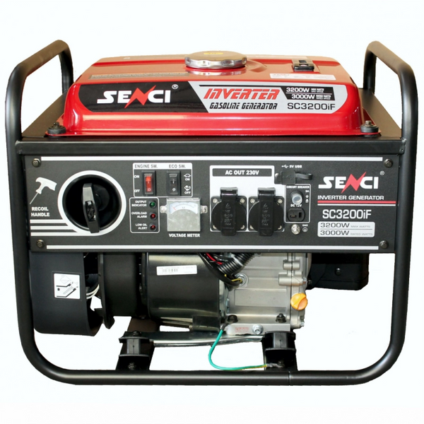 Generator inverter SENCI SC3200iF putere maxima 3.2 kW 230V Benzina rezervor 15 L AVR