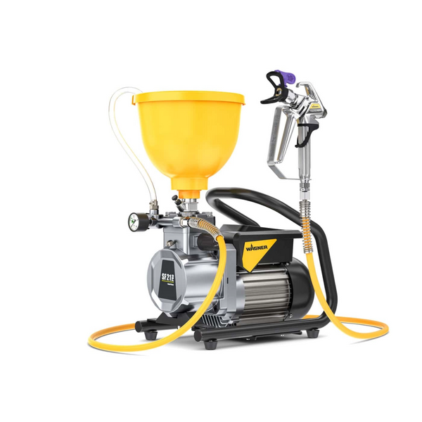 Pompa airless pentru zugravit/Wagner SF21 PRO Lacquer SprayPack putere 0.9 kW 230V presiune max 207 bar debit 2,1 l/min lungime furtun 15 m