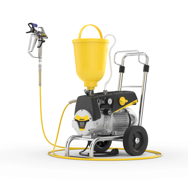Pompa airless pentru zugravit/vopsit Wagner SF23 SELECT Emulsion CART (doar pompa) putere 1.3 kW 230V presiune max 250 bar debit 2,6 l/min lungime furtun 15 m
