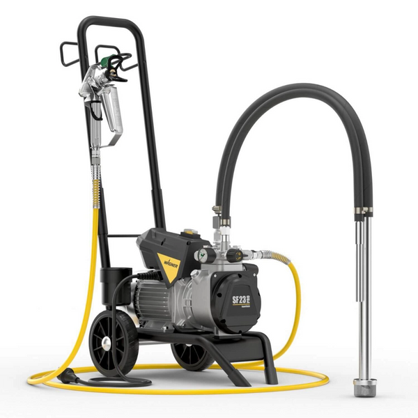 Pompa airless pentru zugravit/vopsit Wagner SF23 PRO HEA SprayPack CART putere 1.3 kW 230V presiune max 250 bar debit 2,6 l/min lungime furtun 15 m