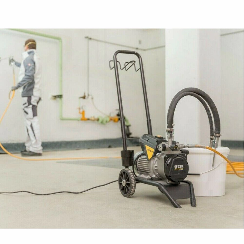 Pompa airless pentru zugravit/vopsit Wagner SF23 PRO HEA SprayPack CART putere 1.3 kW 230V presiune max 250 bar debit 2,6 l/min lungime furtun 15 m