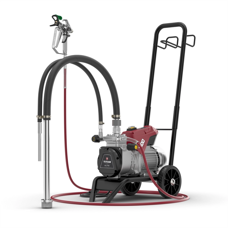 Pompa airless pentru zugravit/vopsit Titan Elite 3100 CART putere 1.3 kW 230V presiune max 250 bar debit 2,6 l/min lungime furtun 15 m