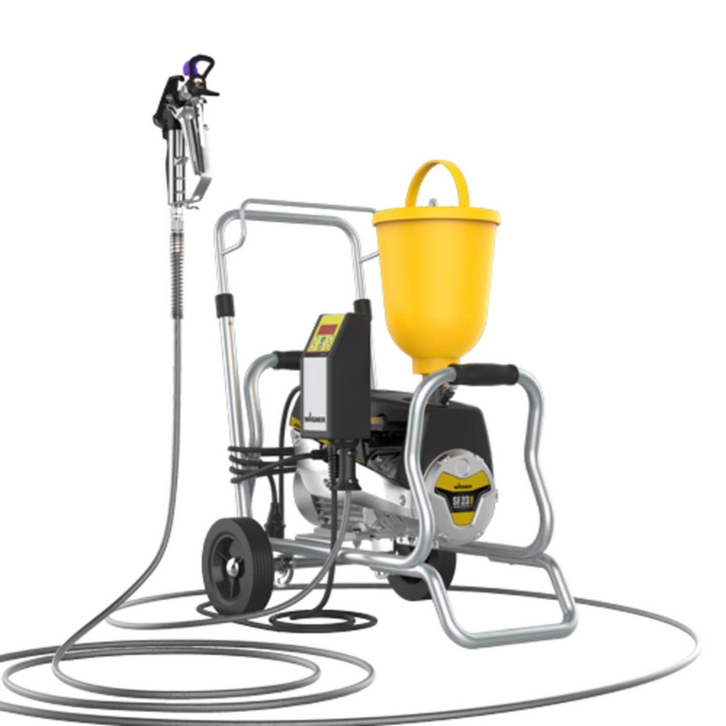 Pompa airless pentru zugravit/vopsit Wagner SuperFinish 23 Plus (AL) TempSpray CART putere 1.3 kW 230V presiune max 250 bar debit 2,6 l/min