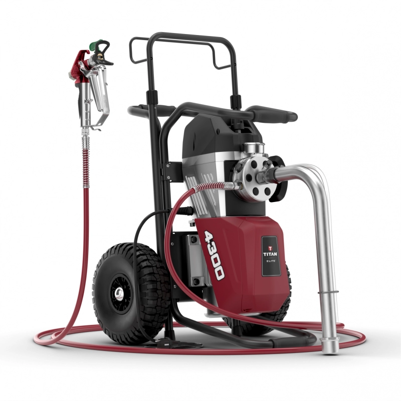 Pompa airless pentru zugravit/vopsit Titan Elite 4300 CART putere 2.2 kW 230V presiune max 250 bar debit 4,3 l/min