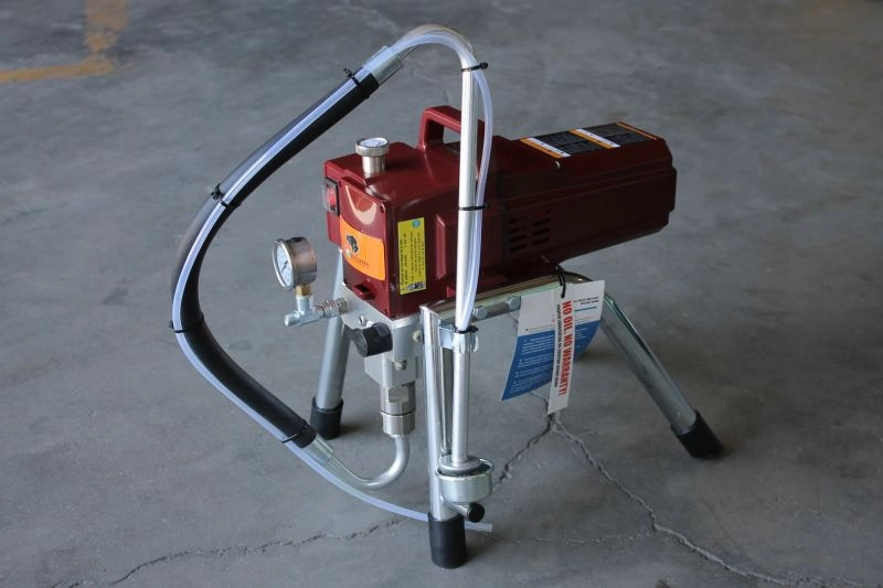 Pompa airless pentru zugravit/vopsit Bisonte PAZ6318 SKID putere 1 kW 230V presiune max 210 bar debit 1,8 l/min lungime furtun 30 m