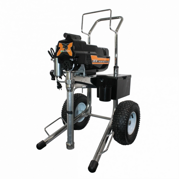 Pompa airless pentru zugravit/vopsit Bisonte PAZ28X CART putere 2.2 kW 230V presiune max 227 bar debit 2,8 l/min lungime furtun 60 m