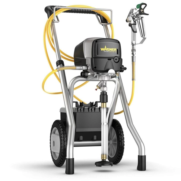 Pompa airless pentru zugravit/vopsit Wagner PowerPainter PP 90 Extra HEA CART putere 0.8 kW 230V presiune max 207 bar debit 1,9 l/min lungime furtun 15 m