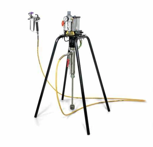 Pompa airless pentru zugravit/vopsit Wagner FineFinish 40-15 S Stand 230V presiune max 250 bar debit 0,9 l/min lungime furtun 7,5 m