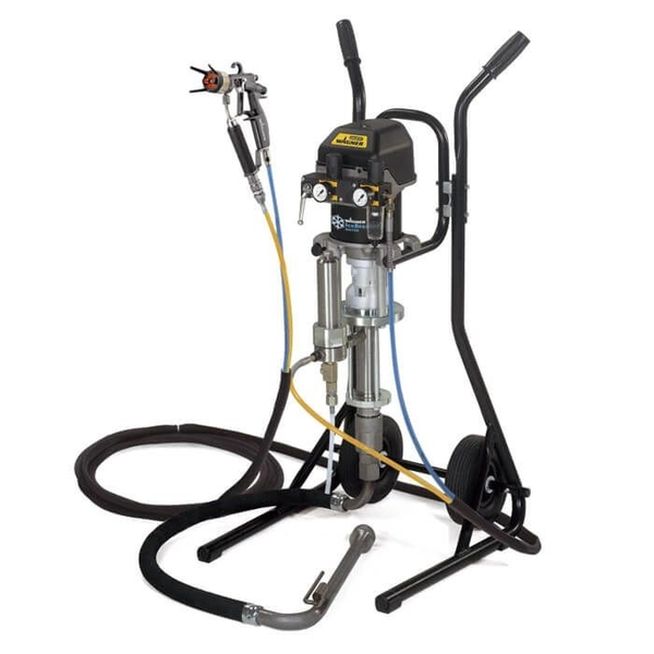 Pompa AirCoat pentru zugravit/vopsit Wagner Wildcat 18-40 CART pneumatica 230V presiune max 144 bar debit 2,4 l/min lungime furtun 7,5 m