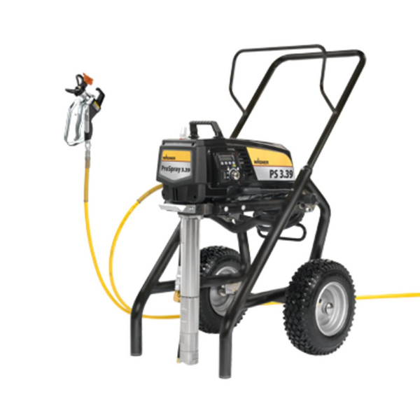 Pompa airless pentru zugravit/vopsit Wagner ProSpray 3.39 Spraypack Dispersion CART putere 2,185 kW 230V presiune max 230 bar debit 5 l/min
