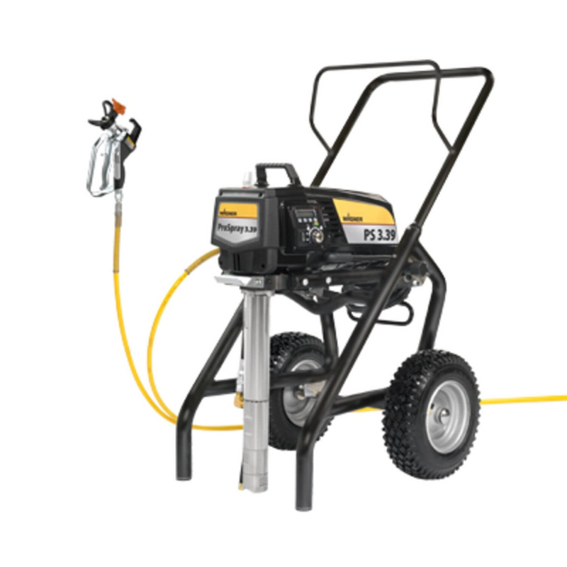 Pompa airless pentru zugravit/vopsit Wagner ProSpray 3.39 Spraypack Dispersion CART putere 2,185 kW 230V presiune max 230 bar debit 5 l/min