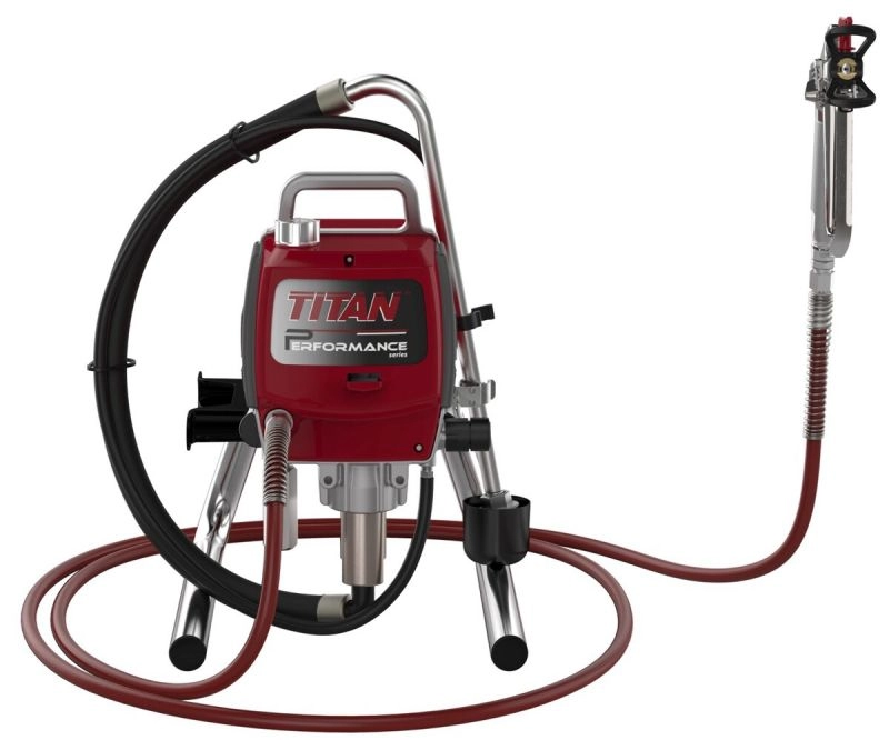 Pompa airless pentru zugravit/vopsit Titan Performance 460ESK Premium SKID putere 0.9 kW 230V presiune max 207 bar debit 1,8 l/min lungime furtun 15 m