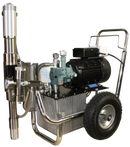 Pompa airless Bisonte PAZ9800E CART putere 3.75 kW 230V presiune max 220 bar debit 10 l/min lungime furtun 90 m