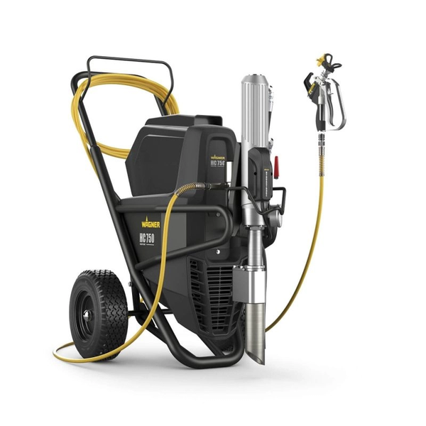 Pompa airless Wagner HeavyCoat-750 E SSP SprayPack CART putere 3,1 kW 230V presiune max 250 bar debit 6 l/min lungime furtun 15 m