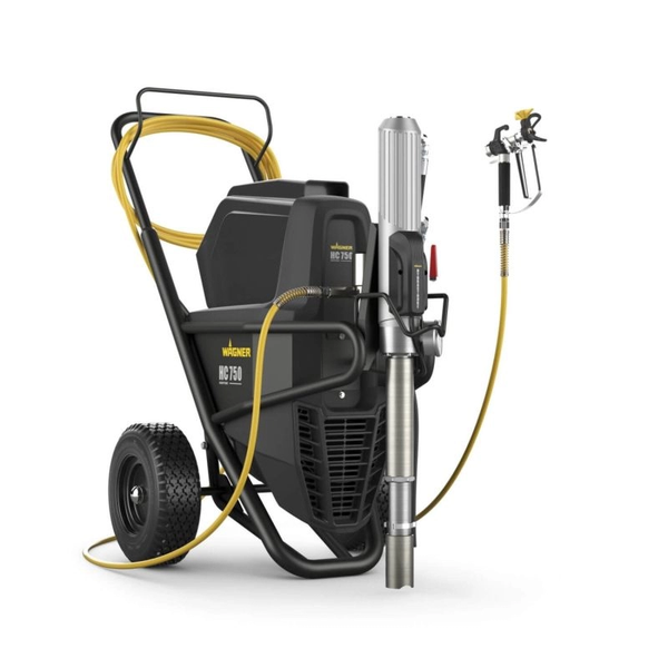 Pompa airless Wagner HeavyCoat 750 E Spraypack CART putere 3,1 kW 230V presiune max 250 bar debit 6 l/min lungime furtun 15 m