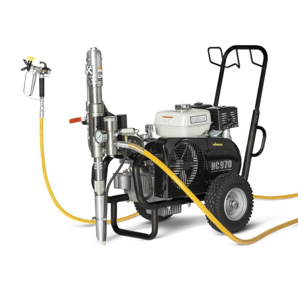 Pompa airless Pompa airless Wagner HeavyCoat-970 G SSP SprayPack CART Honda GX 270 putere 8.7 kW presiune max 250 bar debit 12 l/min