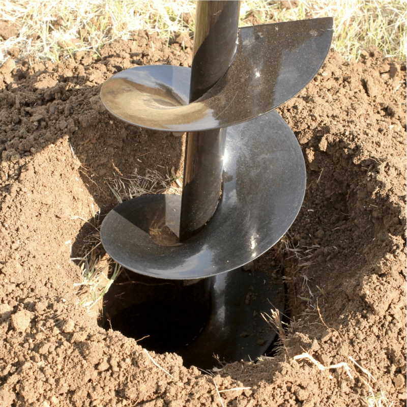 Motoburghiu BISONTE Agro Garden BTA-30M-S cu suport de lucru, (fara burghie), motor 3cp