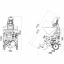 Masina de tencuit Imer Koine 3.1 230V debit 2-17 l/min materiale preamestecate