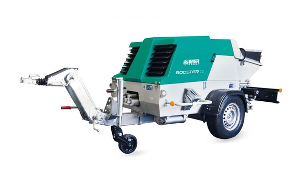 Pompa beton Imer BOOSTER 15 Yanmar Stage V 28.4 cp debit 2-15 mc/h (doar pompa)