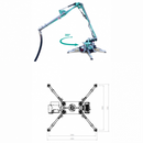 Sistem mobil de distribuire beton Imer GERRIS 800 Honda GX 390 11.15 cp / 230V 2.2Kw