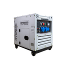 Generator de curent inverter monofazat Hyundai DHY-9000SEi putere maxima 6.5 kW diesel rezervor 15 L 230V