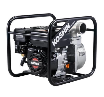 Motopompa apa curata KOSHIN SEV-80X-BAC motor Koshin K180 4.2 CP diametru 80 mm debit maxim 63 mc/h inaltime refulare 27 m adancime aspiratie 8 m