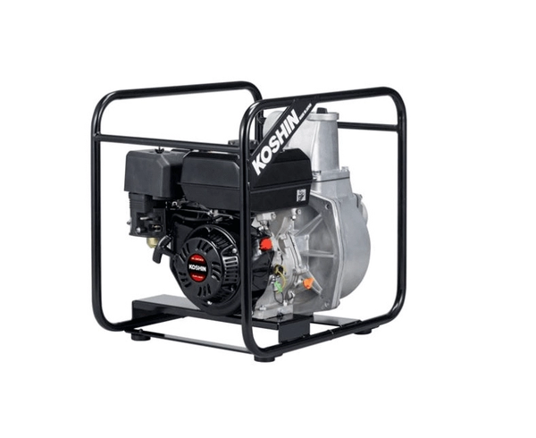 Motopompa apa curata KOSHIN SEV-100X-BAE motor Koshin K300 6.8 CP diametru 100 mm debit maxim 90 mc/h inaltime refulare 28 m adancime aspiratie 8 m