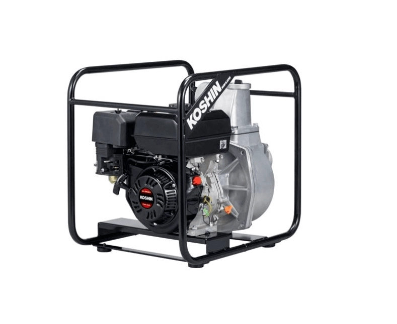 Motopompa apa curata KOSHIN SEV-100X-BAE motor Koshin K300 6.8 CP diametru 100 mm debit maxim 90 mc/h inaltime refulare 28 m adancime aspiratie 8 m