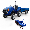 Tractor Heimdall PTHM-22-3 motor 22 CP diesel + Remorca 1500 kg + Freza agricola