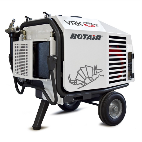 Motocompresor ROTAIR VRK FIBRA PLUS presiune 15 bar debit 1000 l/min motor Honda GX 690 22,5 CP