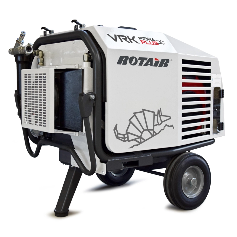 Motocompresor ROTAIR VRK FIBRA PLUS presiune 15 bar debit 1000 l/min motor Honda GX 690 22,5 CP