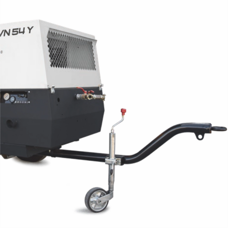 Motocompresor ROTAIR MDVN 54Y debit 5400l/min presiune 7 bar motor YANMAR 46,9 CP cu bara tractare fixa doar pentru santier