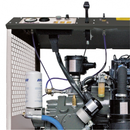 Motocompresor stationar ROTAIR GOMMAIR 10-7 debit 1100 l/min presiune 7 bar motor diesel Yanmar 10.5 KW