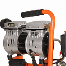 Compresor de aer cu piston BISONTE SC008-009 fara ulei debit 94 l/min presiune 8 bar 230V motor 0.8 CP