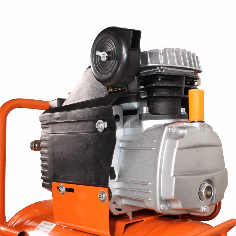 Compresor de aer cu piston BISONTE SF020-025 cu ulei debit 187 l/min presiune 8 bar 230V motor 2 CP