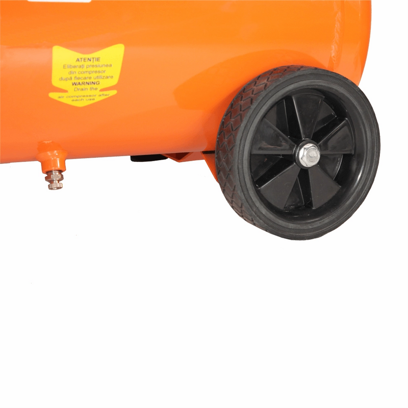 Compresor de aer cu piston BISONTE SF020-025 cu ulei debit 187 l/min presiune 8 bar 230V motor 2 CP