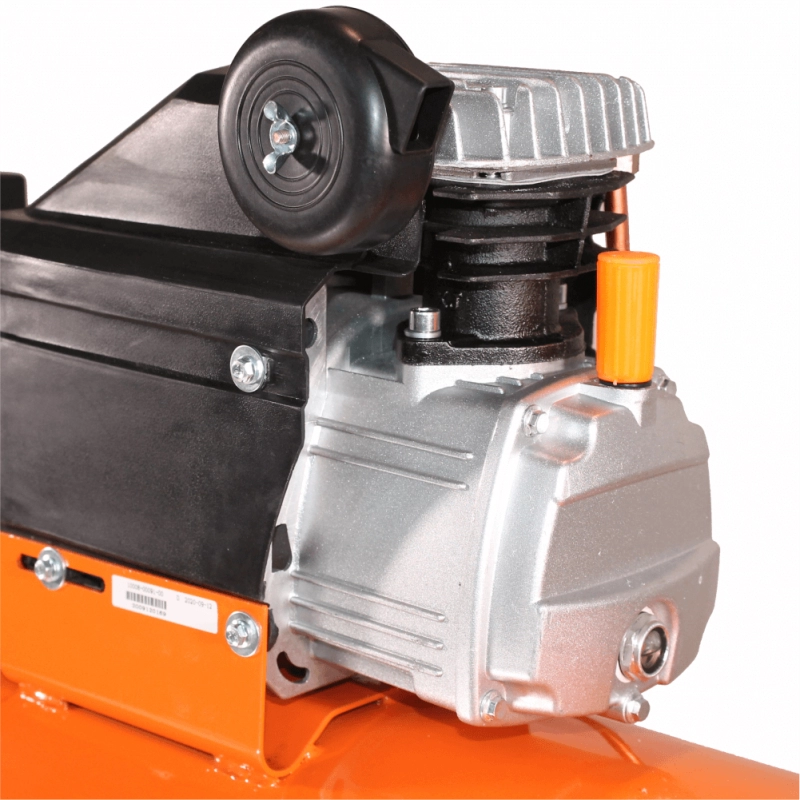 Compresor de aer cu piston BISONTE SF020-100 cu ulei debit 187 l/min presiune 8 bar 230V motor 2 CP