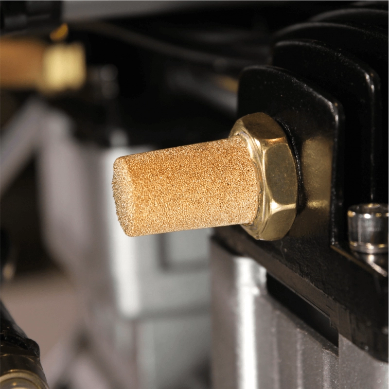 Compresor de aer cu piston BISONTE SC020-015 fara ulei debit 206 l/min presiune 8 bar 230V motor 2 CP