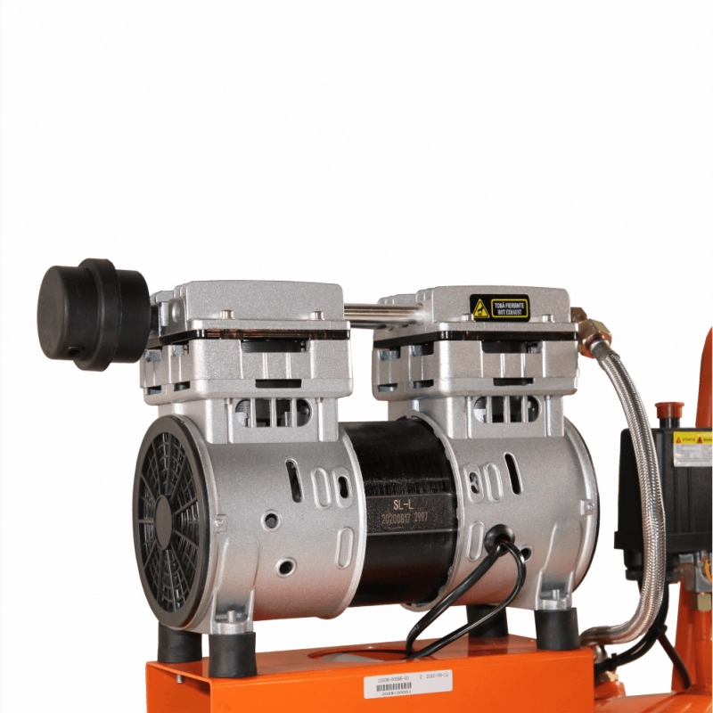 Compresor de aer cu piston BISONTE SC012-50 fara ulei debit 168 l/min presiune 8 bar 230V motor 1,2 CP